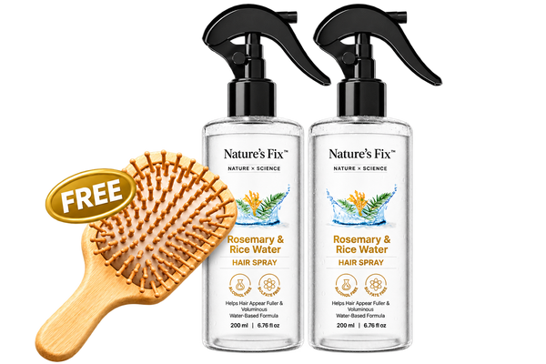 2 Bottles + Anti-Tangle Bamboo Brush